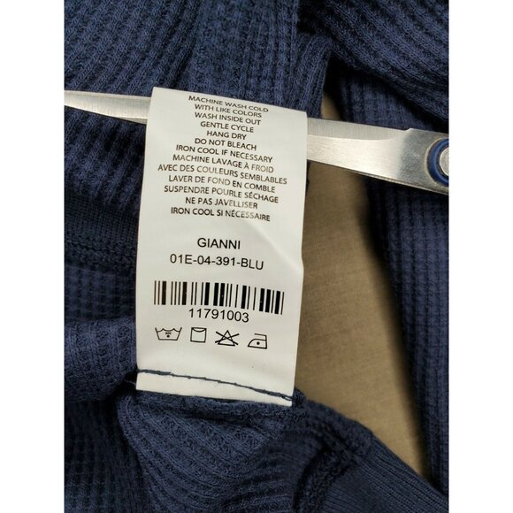 Five Four Los Angeles Blue Embroidered Long Sleeve Pullover – Large Cotton-Poly - Picture 12 of 12